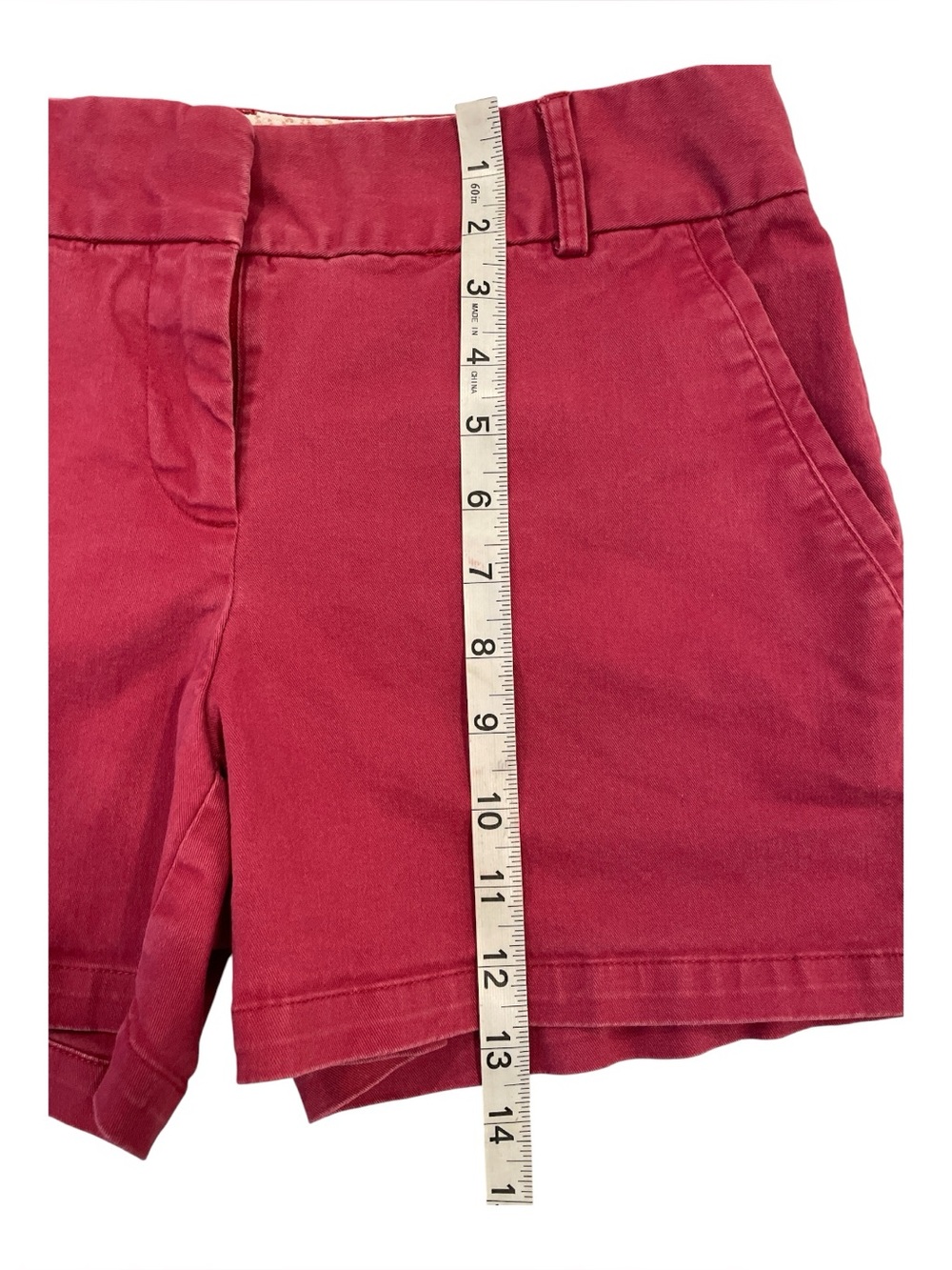Loft Ann Taylor The Riviera Short Size 2 Raspberry Color - Picture 8 of 13
